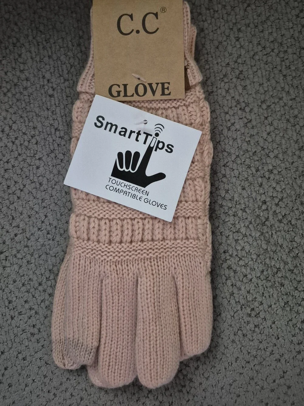 C.C SmartTips Touchscreen Gloves INDI PINK
